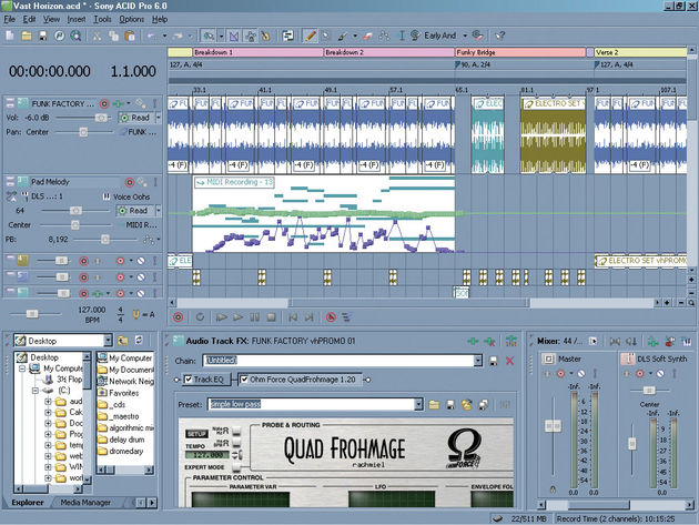 ACID Pro 6 has multitrack recording functionality.